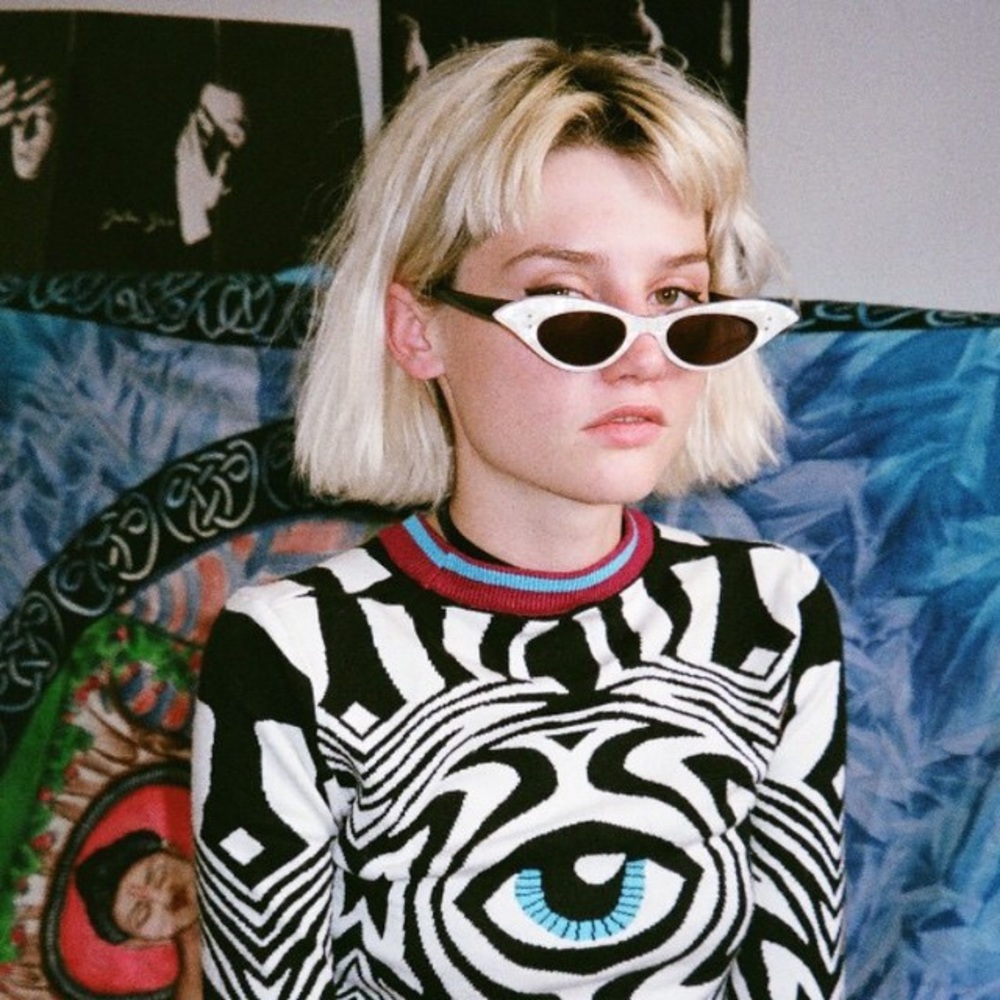 UNIF 👁🖤 Alice Sweater Crop Top